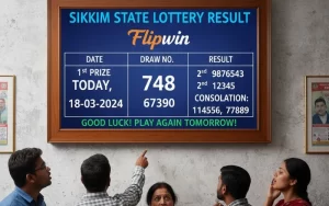 sikkim state lottery result​ at Flipwin featured image