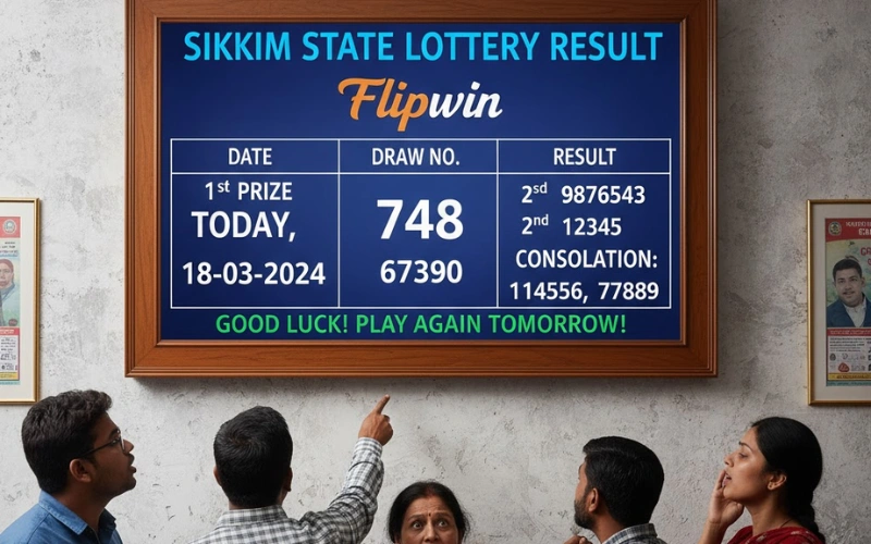 sikkim state lottery result​ at Flipwin featured image